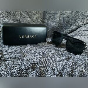 Versace Sunglasses with Case and Cleaning Cloth
